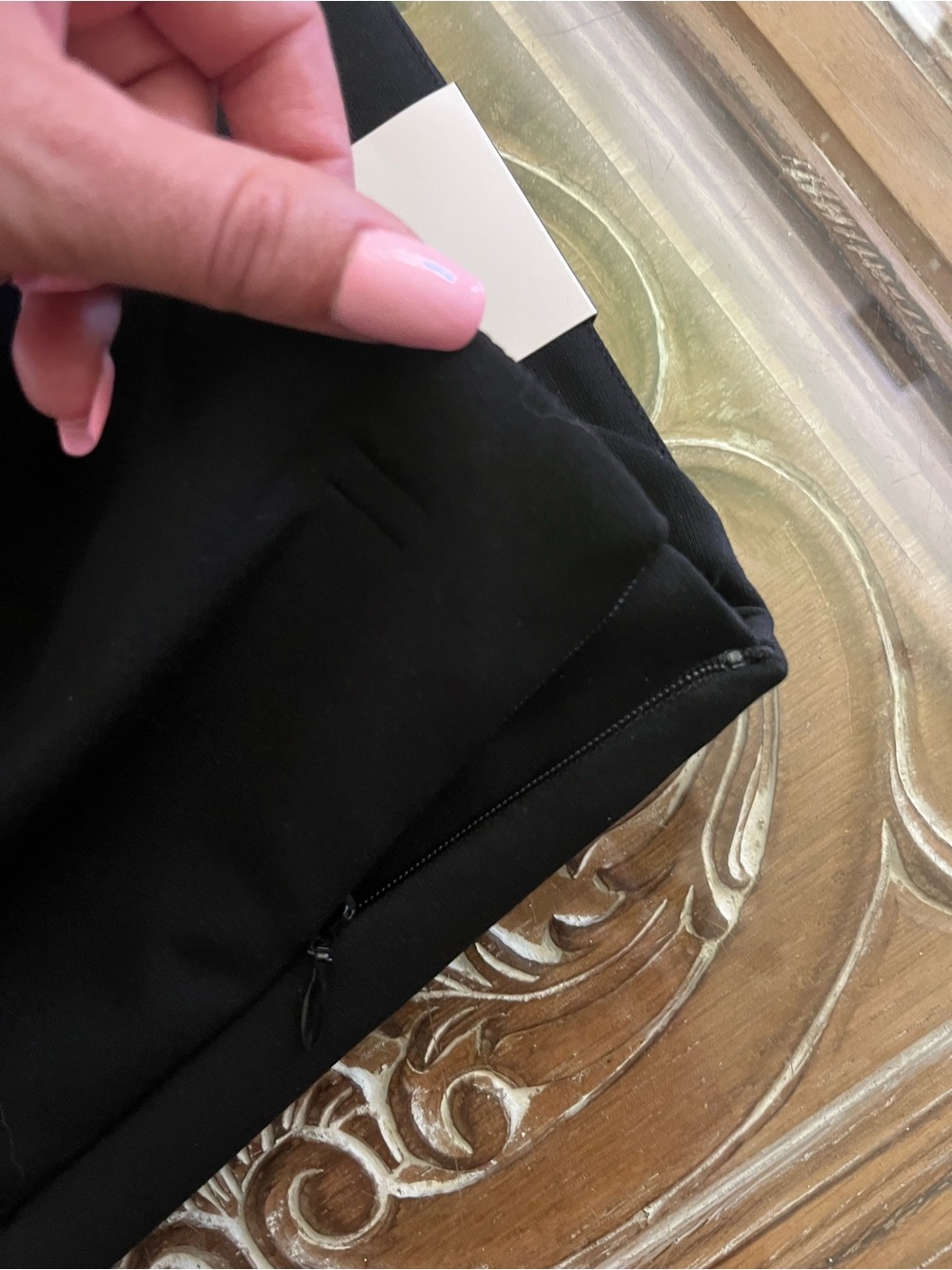 White House Black Market Black Skinny Dress Pants - Picture 5 of 5